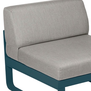 Module central 1 place BELLEVIE Fermob bleu acapulco-taupe grisé