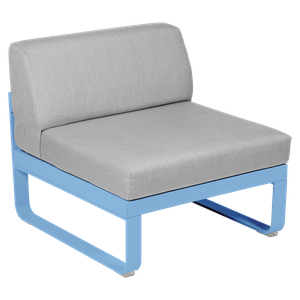 Module central 1 place BELLEVIE Fermob bleu maya-gris flanelle 