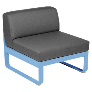 Module central 1 place BELLEVIE Fermob bleu maya-gris graphite