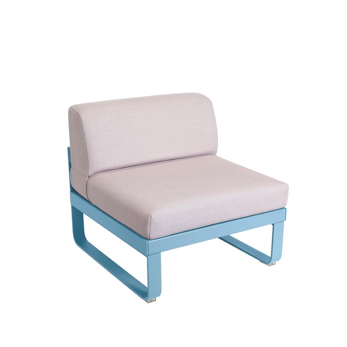 Module central 1 place BELLEVIE Fermob bleu maya-perle 