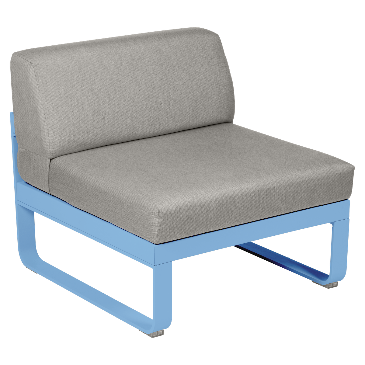 Module central 1 place BELLEVIE Fermob bleu maya-taupe grisé