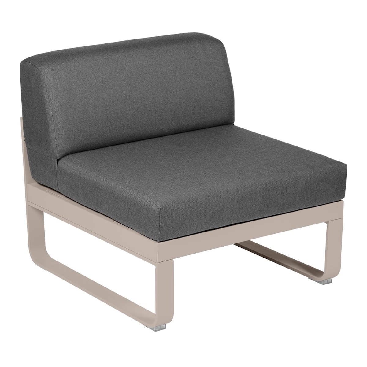 Module central 1 place BELLEVIE Fermob brun muscade-gris graphite