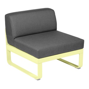Module central 1 place BELLEVIE Fermob citron givré-gris graphite
