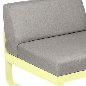 Module central 1 place BELLEVIE Fermob citron givré-taupe grisé