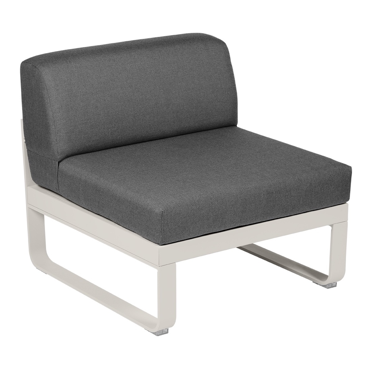 Module central 1 place BELLEVIE Fermob gris argile-gris graphite