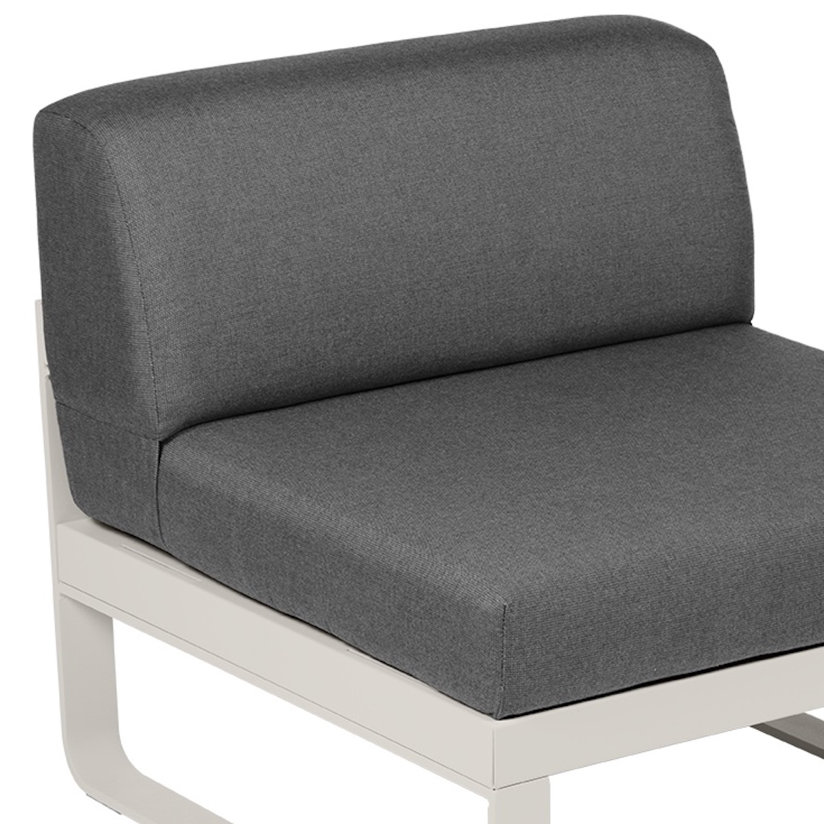 Module central 1 place BELLEVIE Fermob gris argile-gris graphite