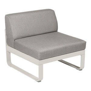 Module central 1 place BELLEVIE Fermob gris argile-taupe grisé