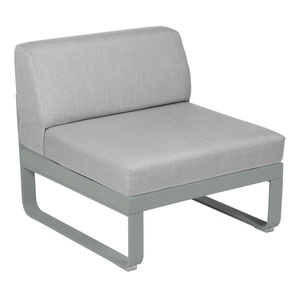 Module central 1 place BELLEVIE Fermob gris lapilli-gris flanelle 