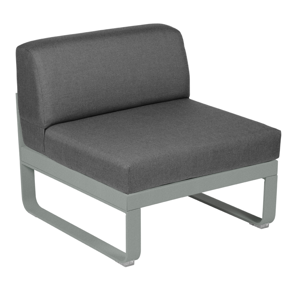 Module central 1 place BELLEVIE Fermob gris lapilli-gris graphite