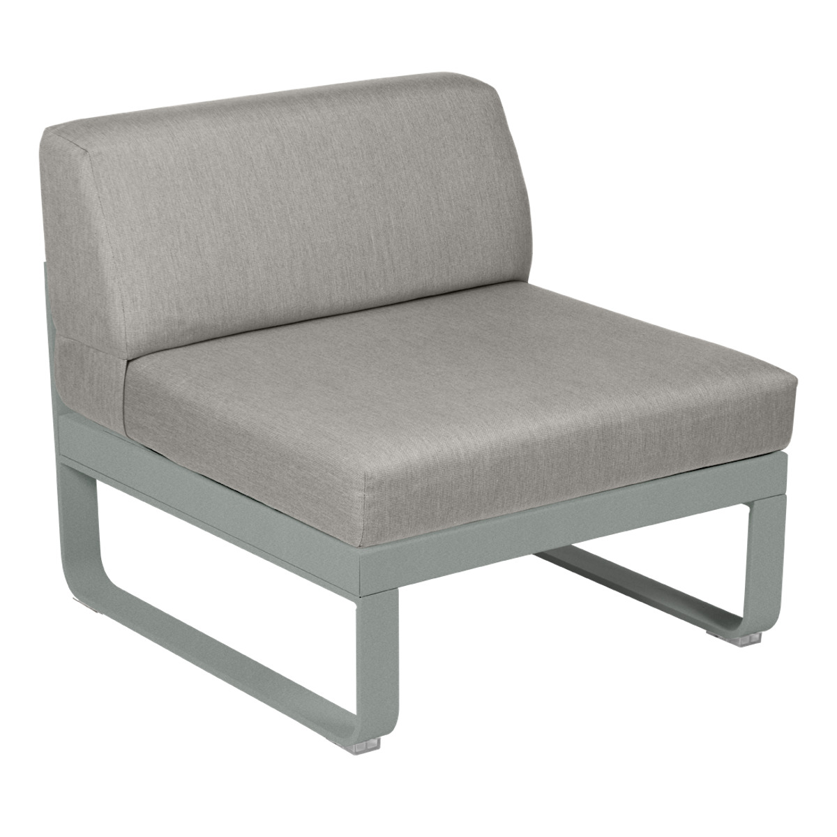 Module central 1 place BELLEVIE Fermob gris lapilli-taupe grisé