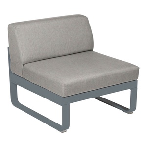 Module central 1 place BELLEVIE Fermob gris orage-taupe grisé