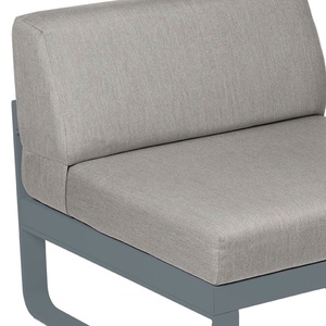 Module central 1 place BELLEVIE Fermob gris orage-taupe grisé