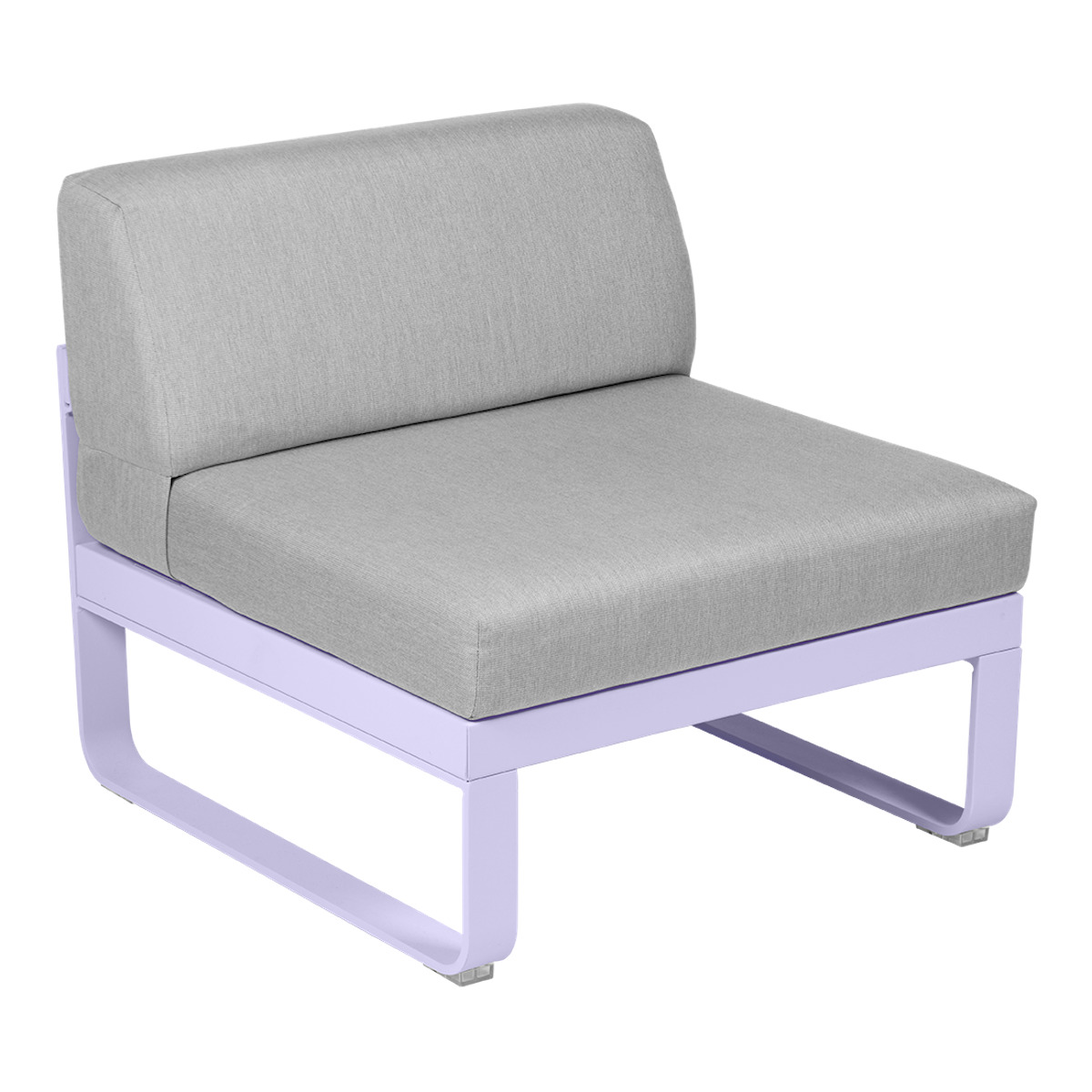 Module central 1 place BELLEVIE Fermob guimauve-gris flanelle 