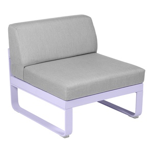 Module central 1 place BELLEVIE Fermob guimauve-gris flanelle 
