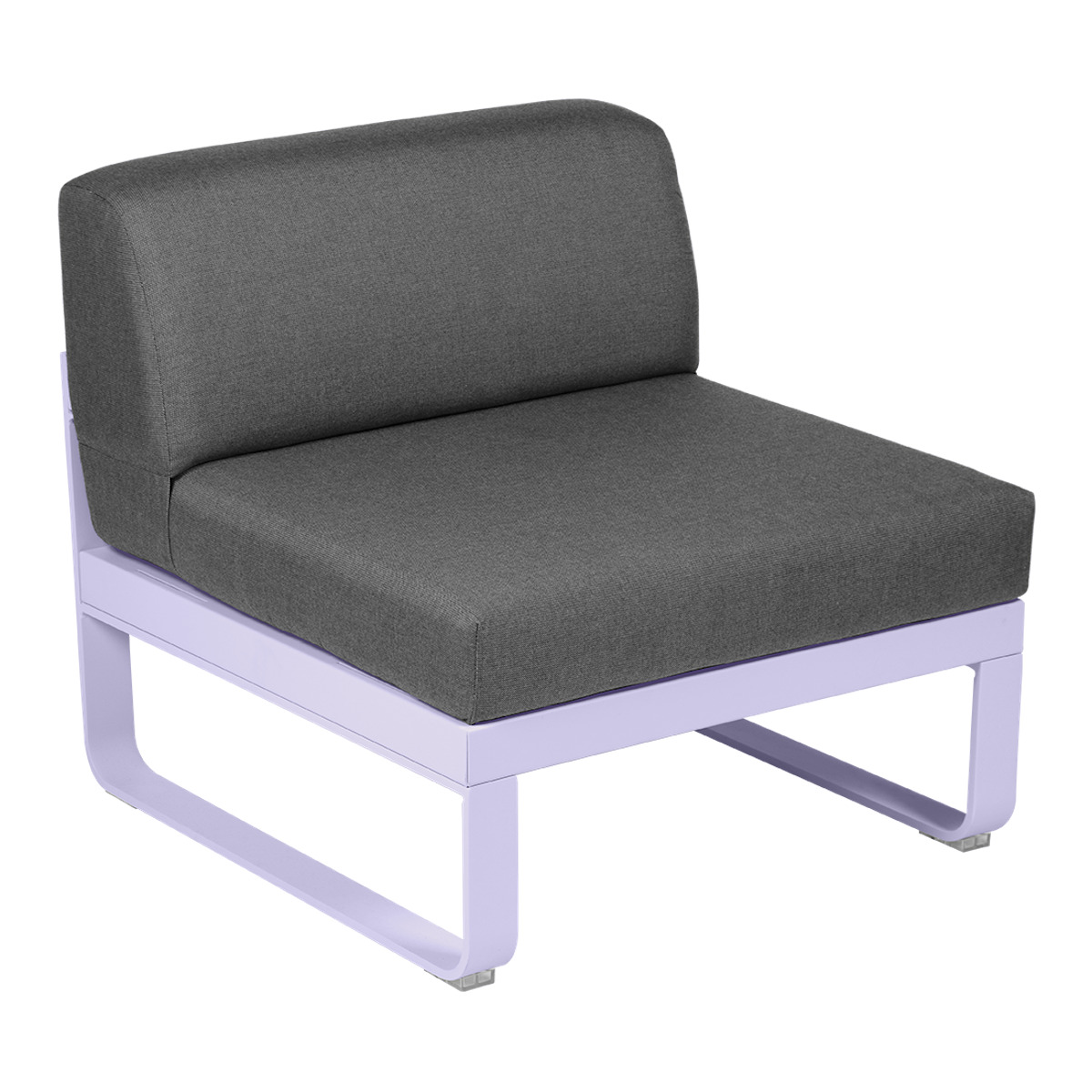 Module central 1 place BELLEVIE Fermob guimauve-gris graphite 