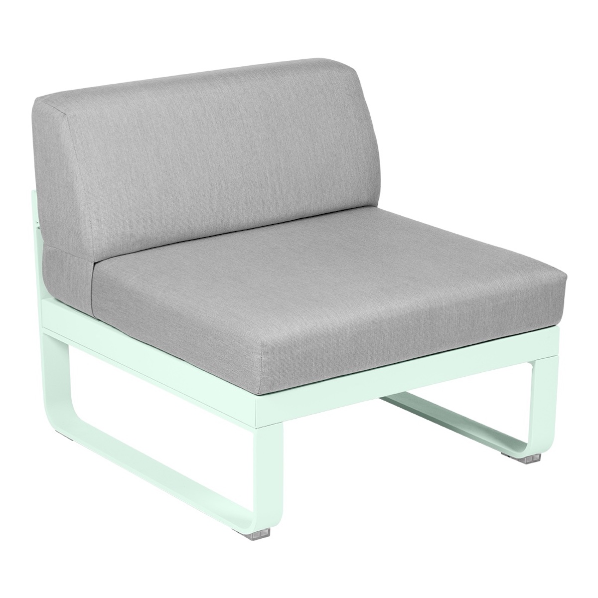 Module central 1 place BELLEVIE Fermob menthe glaciale-gris flanelle