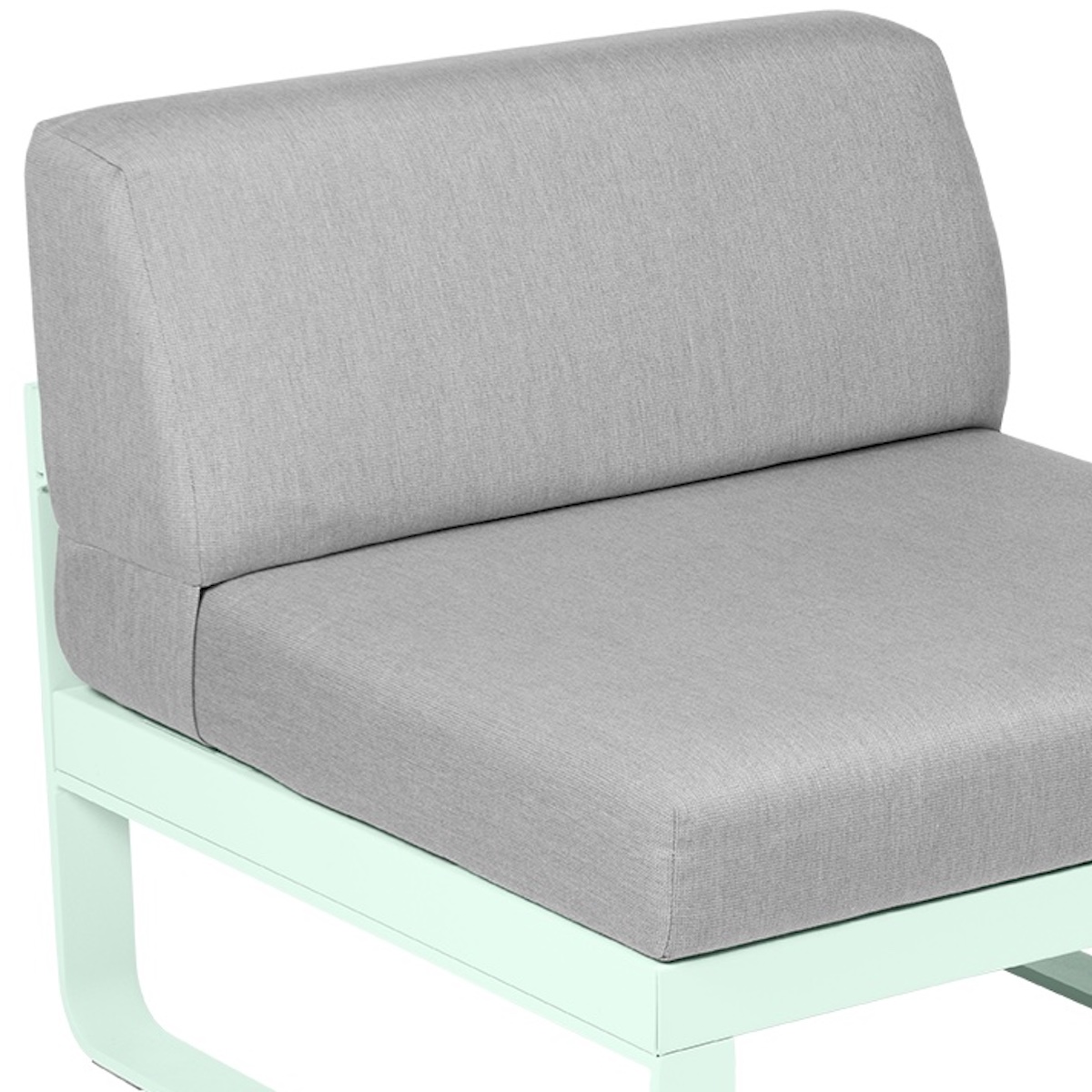 Module central 1 place BELLEVIE Fermob menthe glaciale-gris flanelle