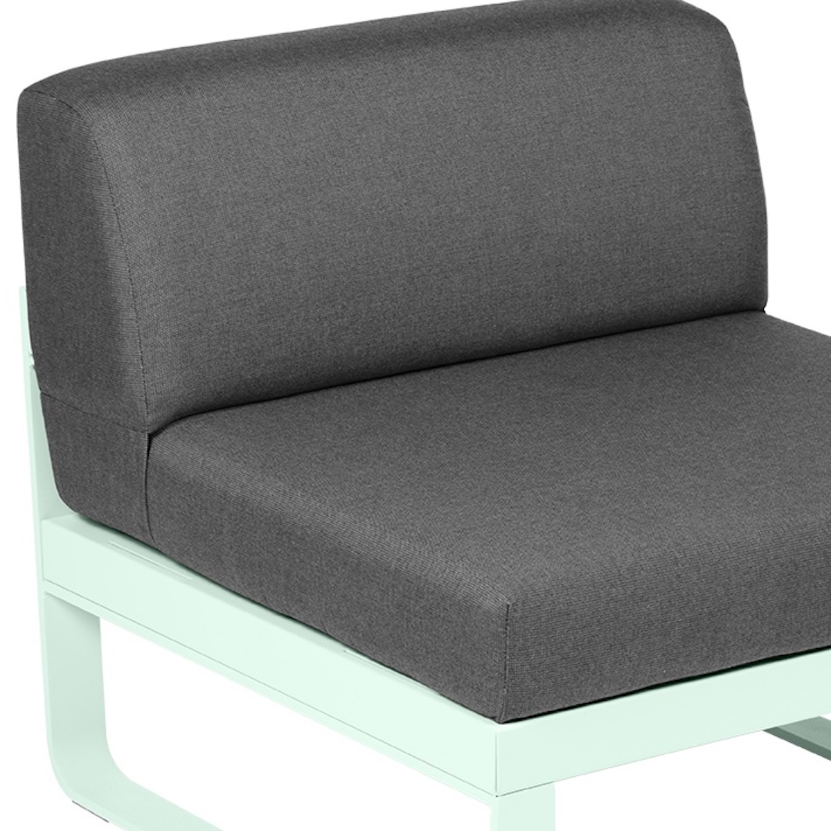 Module central 1 place BELLEVIE Fermob menthe glaciale-gris graphite