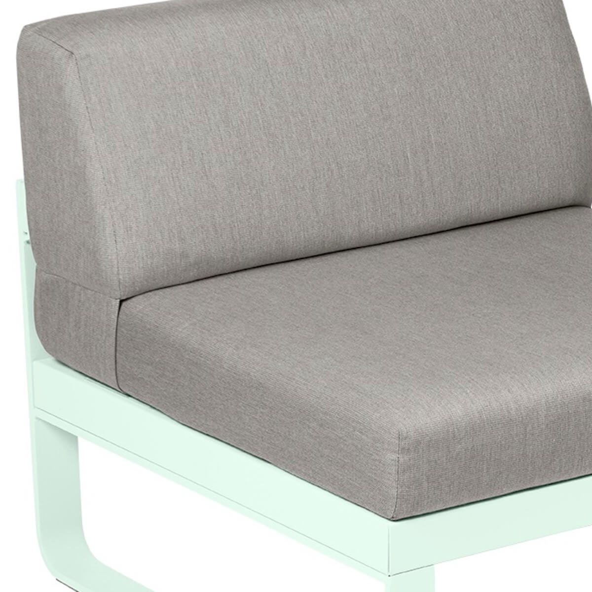 Module central 1 place BELLEVIE Fermob menthe glaciale-taupe grisé