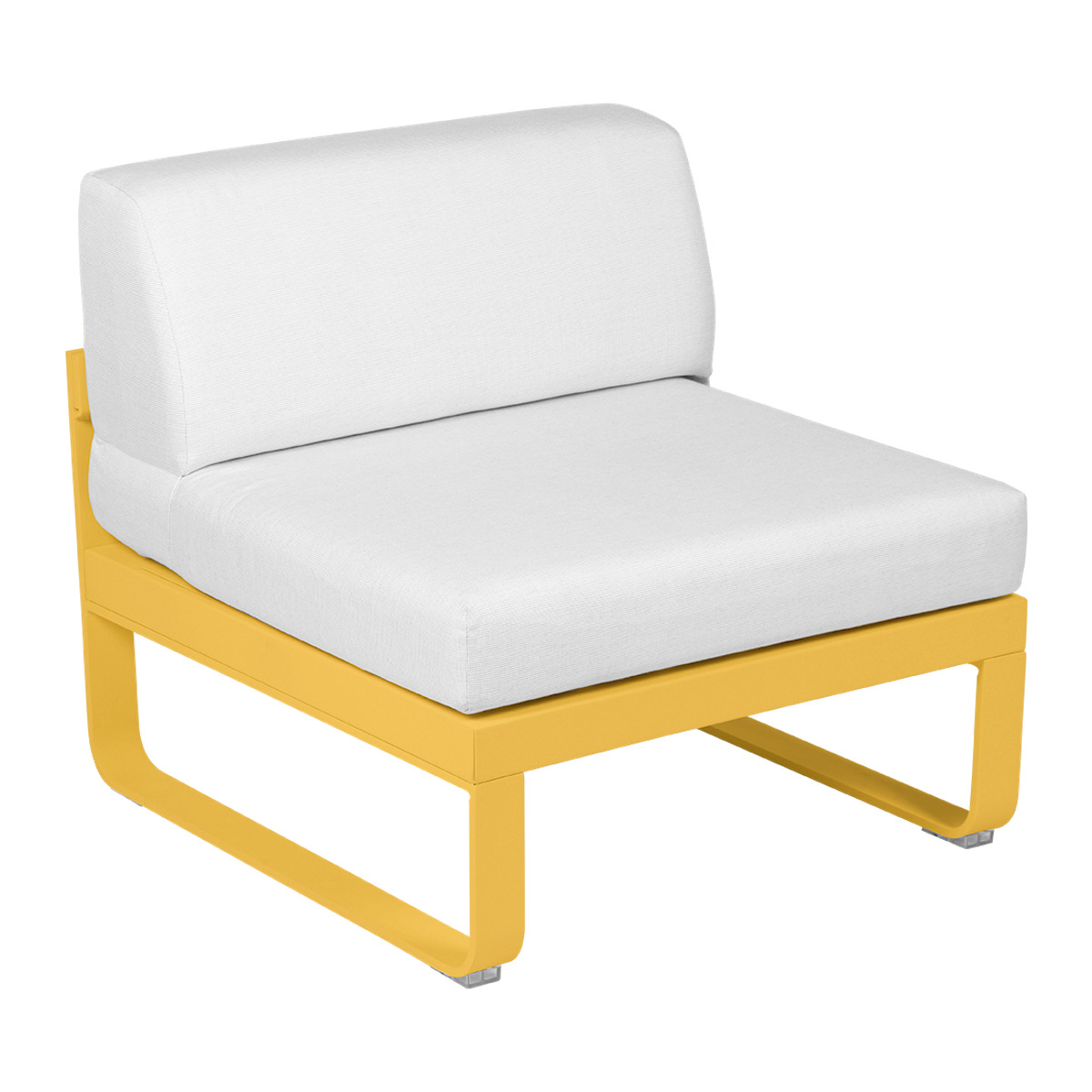 Module central 1 place BELLEVIE Fermob miel NEW-blanc grisé