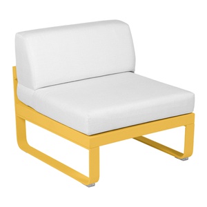 Module central 1 place BELLEVIE Fermob miel NEW-blanc grisé