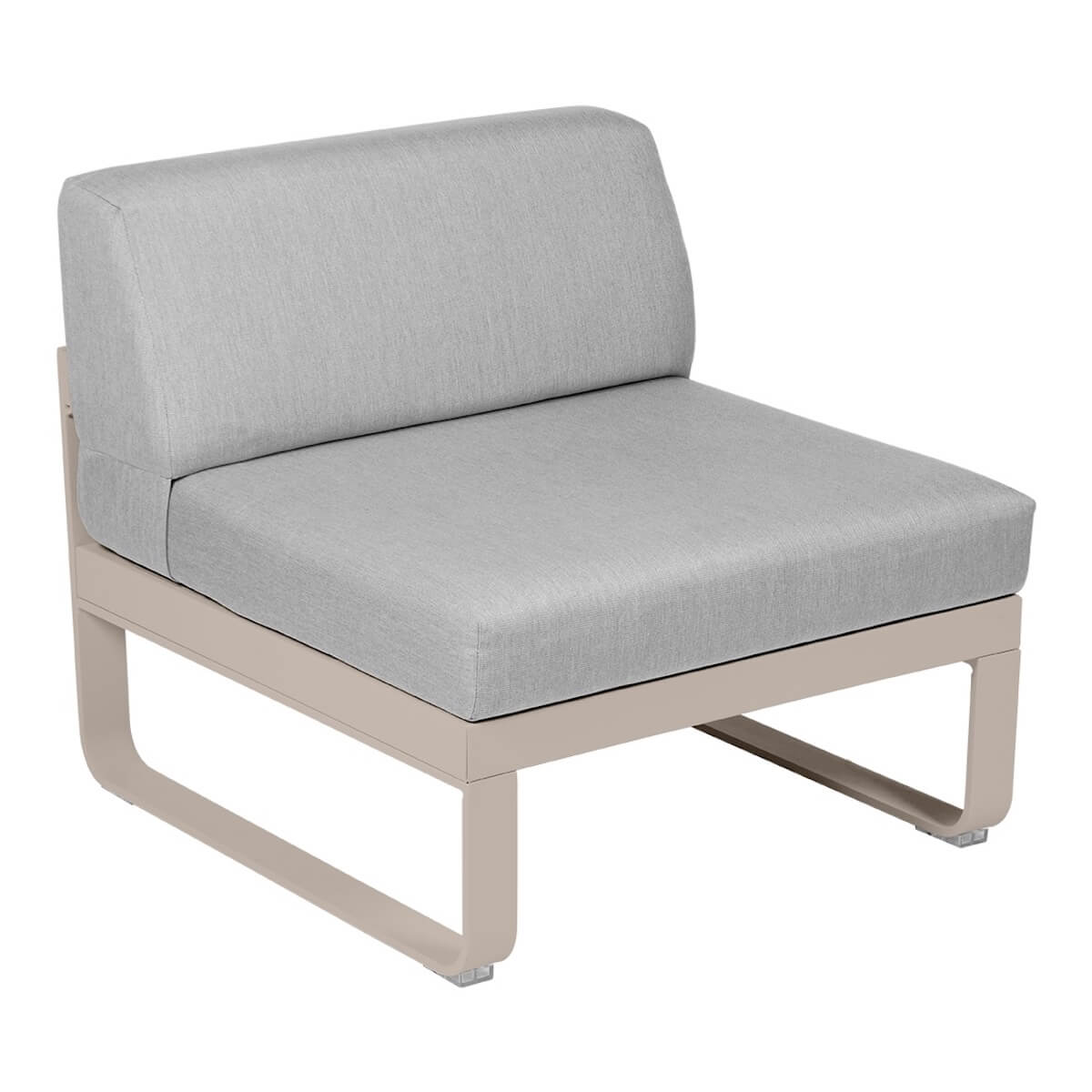 Module central 1 place BELLEVIE Fermob muscade-gris flanelle