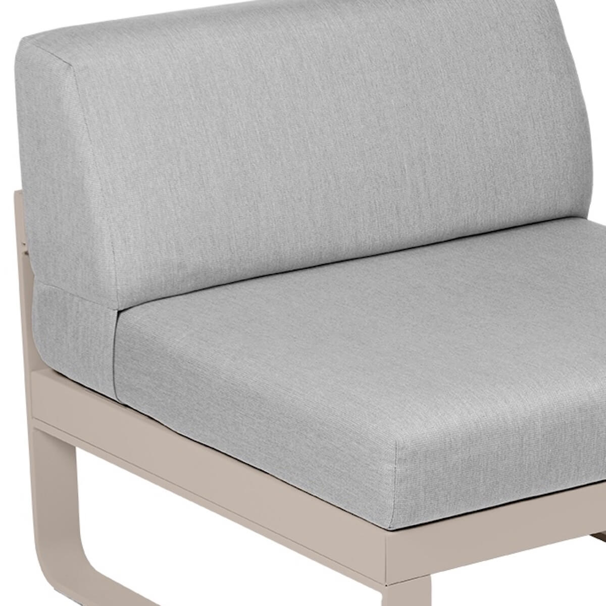 Module central 1 place BELLEVIE Fermob muscade-gris flanelle