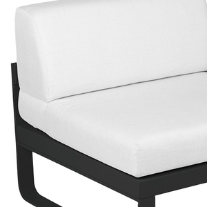 Module central 1 place BELLEVIE Fermob noir réglisse-blanc grisé