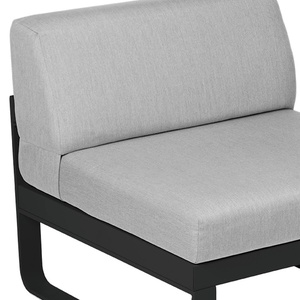 Module central 1 place BELLEVIE Fermob noir réglisse-gris flanelle