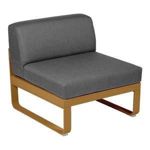 Module central 1 place BELLEVIE Fermob pain d'épices-gris graphite