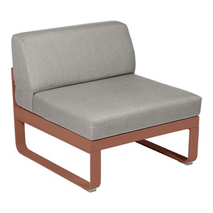 Module central 1 place BELLEVIE Fermob rouge ocre-taupe grisé