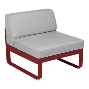 Module central 1 place BELLEVIE Fermob Rouge piment-gris flanelle