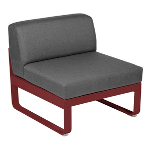 Module central 1 place BELLEVIE Fermob Rouge piment-gris graphite