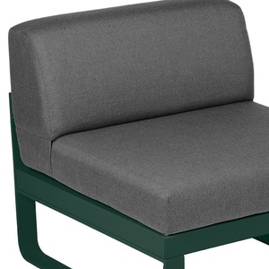 Module central 1 place BELLEVIE Fermob vert cèdre-gris graphite