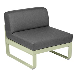 Module central 1 place BELLEVIE Fermob vert tilleul-gris graphite