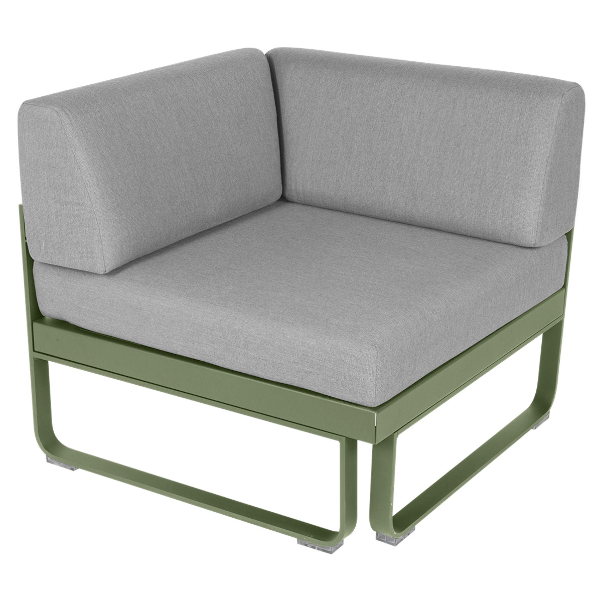 Module d' angle 1 place BELLEVIE Fermob cactus-gris flanelle