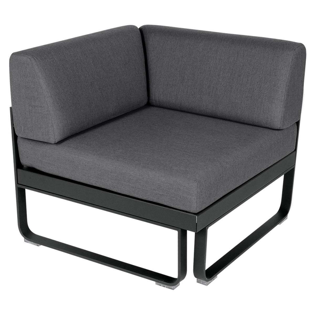 Module d' angle 1 place BELLEVIE Fermob carbone-gris graphite