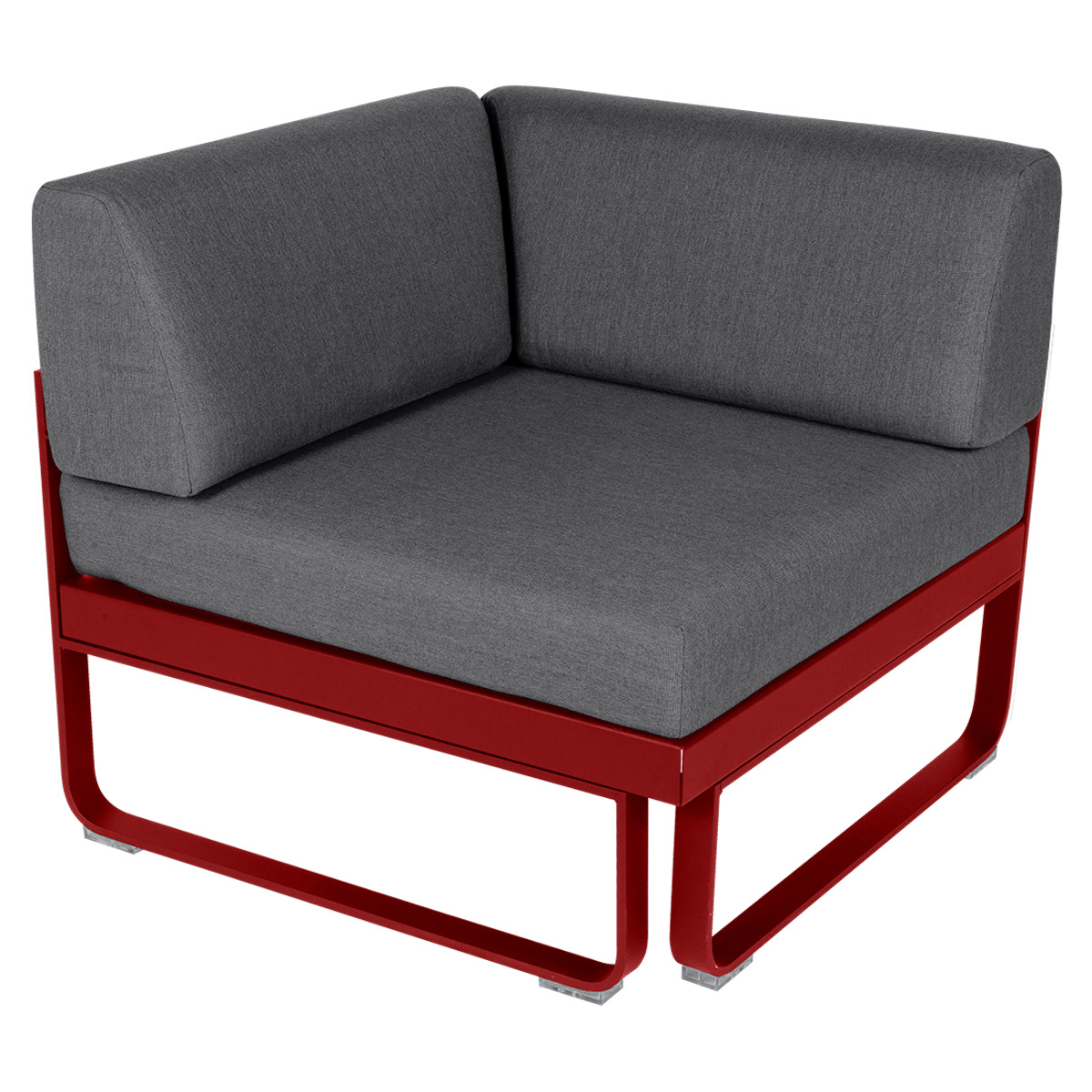 Module d' angle 1 place BELLEVIE Fermob piment-gris graphite