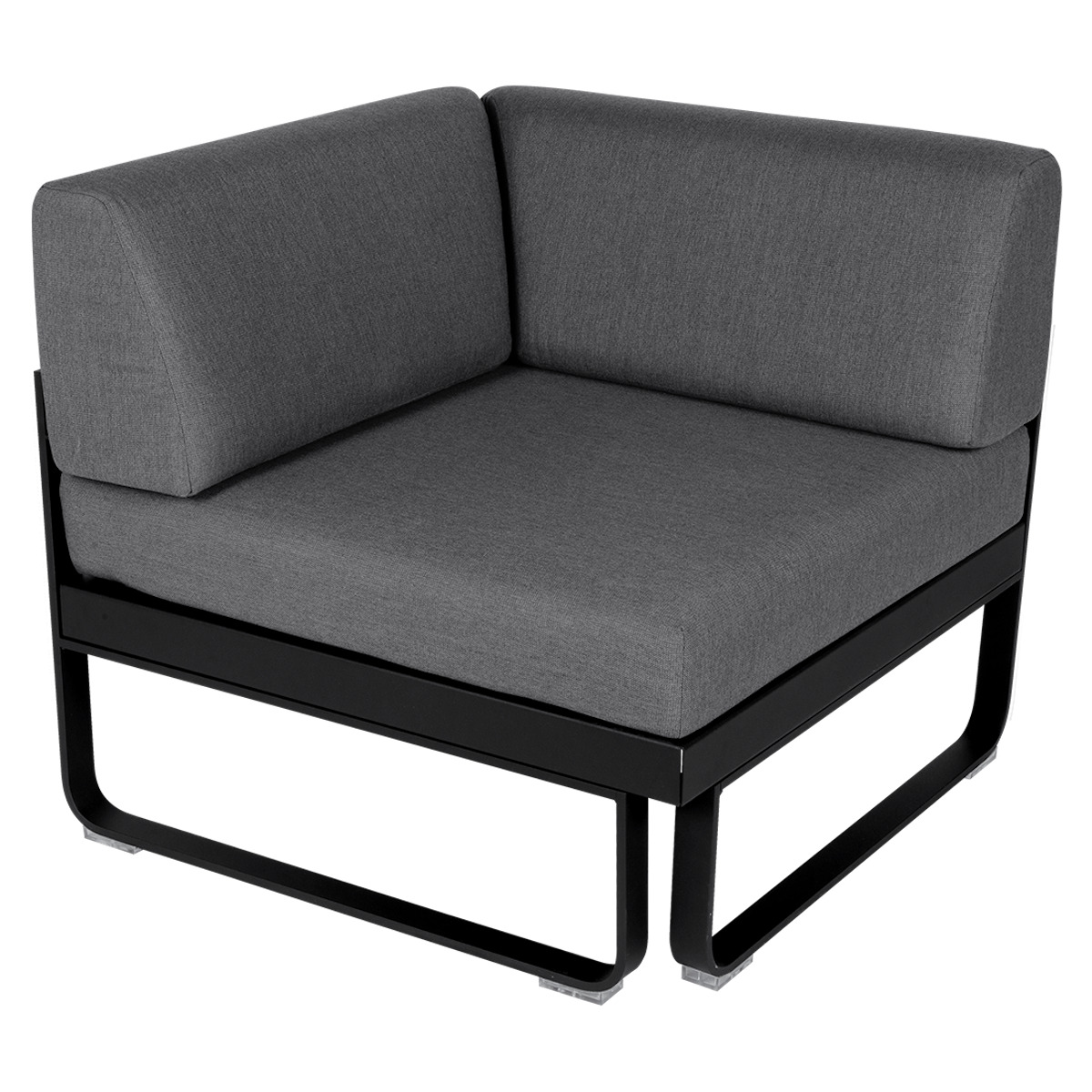 Module d' angle 1 place BELLEVIE Fermob réglisse-gris graphite