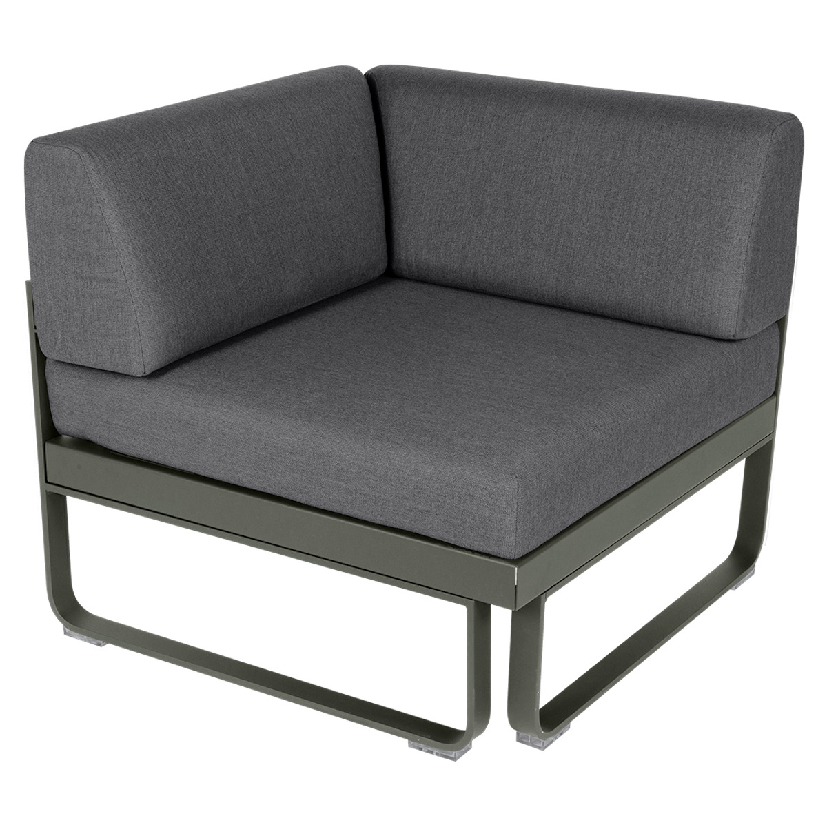Module d' angle 1 place BELLEVIE Fermob romarin-gris graphite