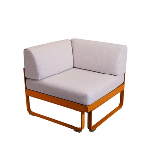 Module d'angle 1 place BELLEVIE Fermob orange confite-perle