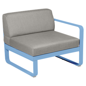 Module droit 1 place BELLEVIE Fermob bleu maya-taupe grisé