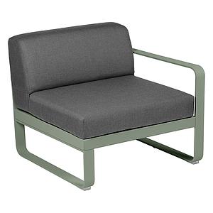 Module droit 1 place BELLEVIE Fermob cactus-Gris graphite