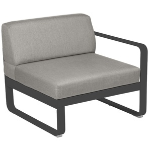 Module droit 1 place BELLEVIE Fermob carbone-taupe grisé