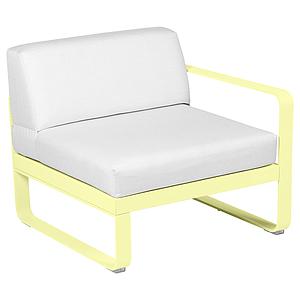 Module droit 1 place BELLEVIE Fermob citron givré-Blanc grisé
