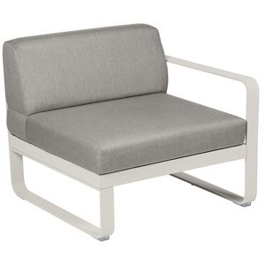Module droit 1 place BELLEVIE Fermob gris argile-taupe grisé