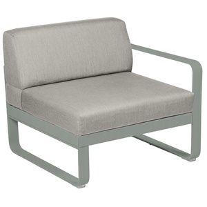 Module droit 1 place BELLEVIE Fermob gris lapilli-taupe grisé