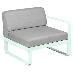 Module droit 1 place BELLEVIE Fermob menthe glaciale-Gris flanelle