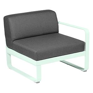 Module droit 1 place BELLEVIE Fermob menthe glaciale-Gris graphite