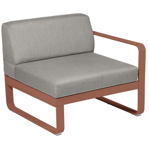 Module droit 1 place BELLEVIE Fermob ocre rouge-taupe grisé